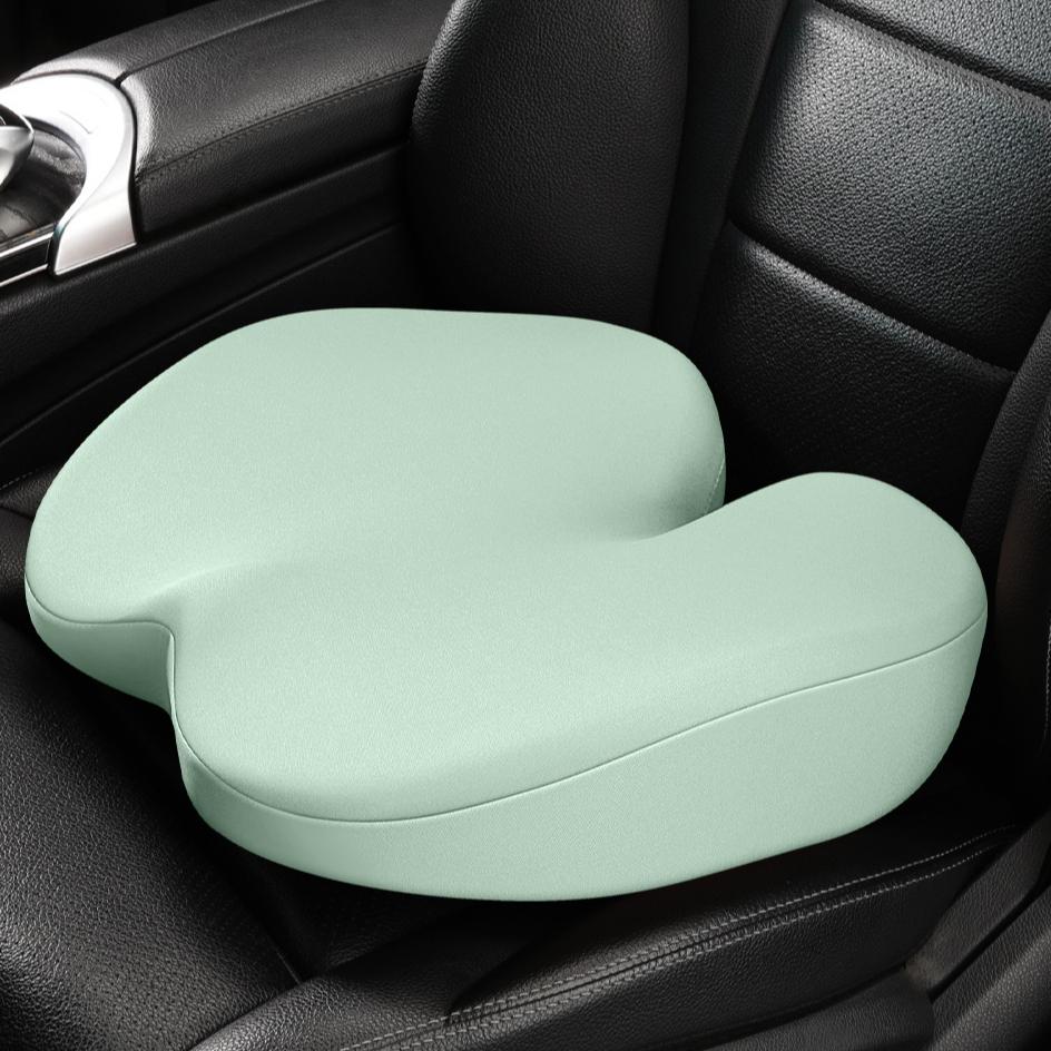Car Seat Cushion for A Higher and More Shaped Buttocks All-Season Use Slow-Rebound Memory Foam Thickened Seat Cushion for Office Chairs