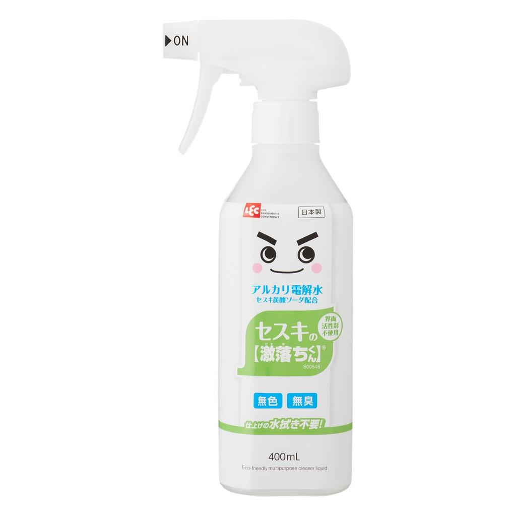 Gekiochikun Reck Sesqui 400ml (CleaningDisinfectionDeodorization) Alkaline Electrolyzed Water Safe Secure No Need Double Wiping