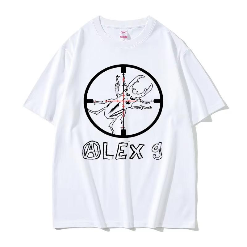 Унисекс Одежда 100% Хлопок Футболка Alex G Смешной Принт Мем Американский Певец Повседневная Уличная Мода Хипстер Модная Рубашка