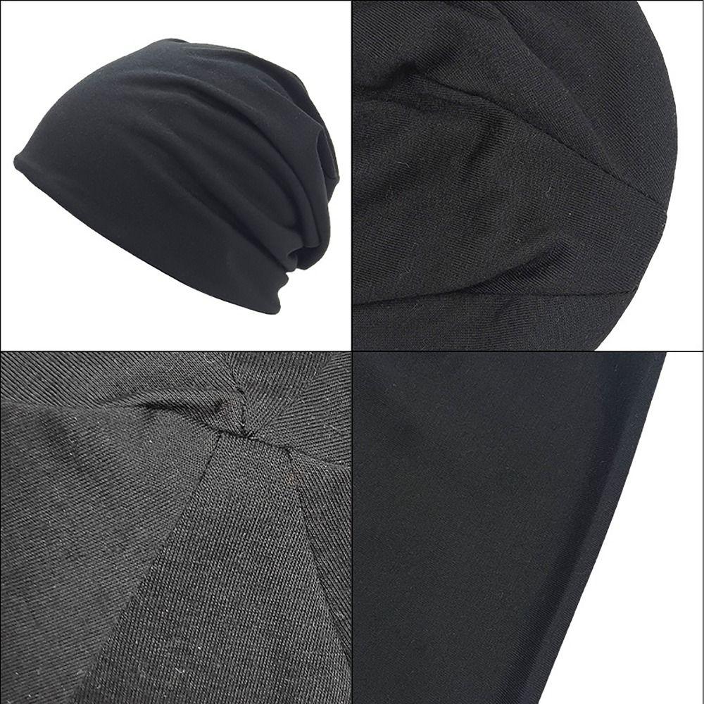 Brimless Winter Beanie Hat Polyester Stretch Fit Hats Fashion Thermal Warmer Cap  Cycling
