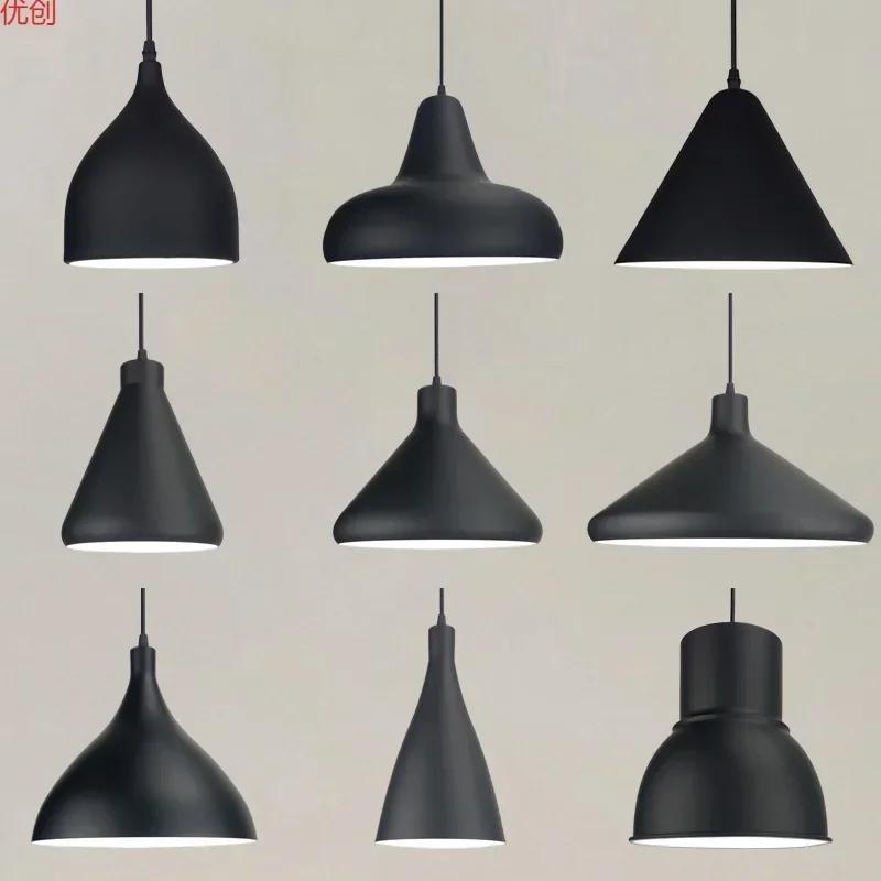 New Simple Modern Retro Industrial Style Restaurant Hall Coffee Bar Special Lampshade Hotel Personalized Single Head Chandeliers