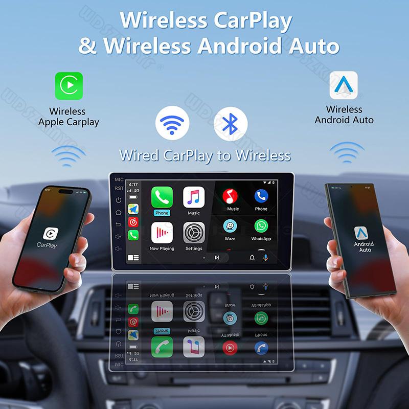 Car Video Box Carplay Ai Box Wireless CarPlay Android Auto Smart TV Box Car Intelligent System WIFI for Netflix YouTube Options