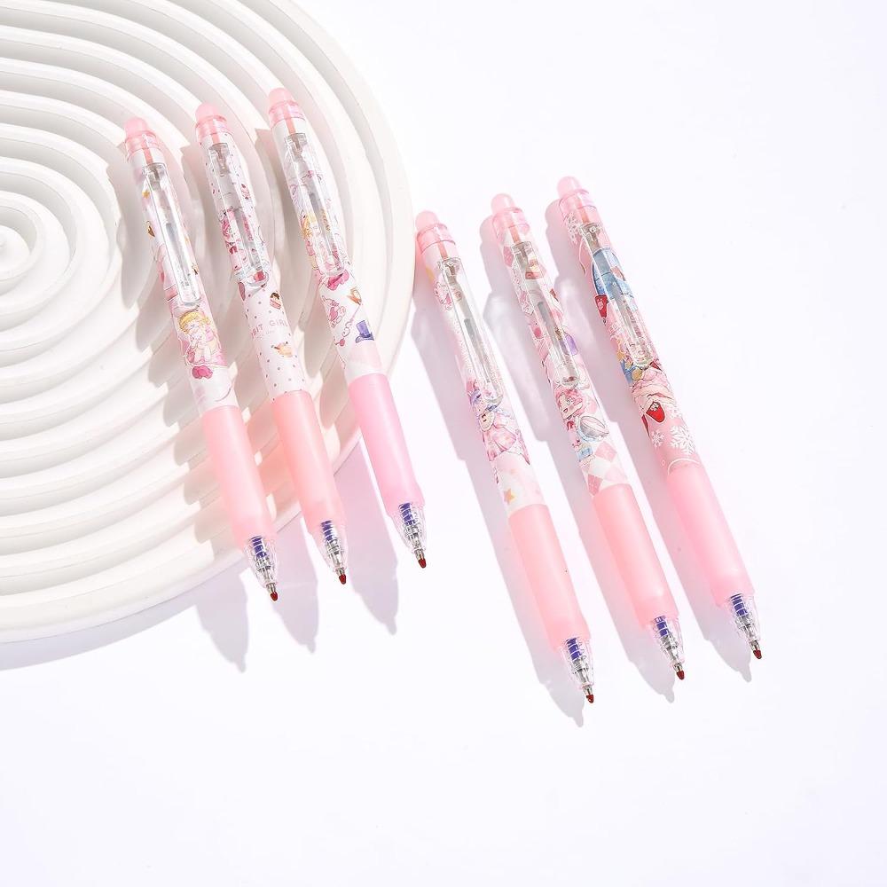 14,5 см ручка-роллер 6 шт. выдвижные стираемые ручки забавные гелевые ручки Главная