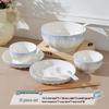 Столовый сервиз ZISIZ Rococo Gradient Blue, 10 предметов