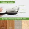 48 Felt Furniture Pads for Hardwood Floors, Furniture Pads, Floor Protectors for Hardwood Floors, Round Felt Furniture Pads, Dark Brown