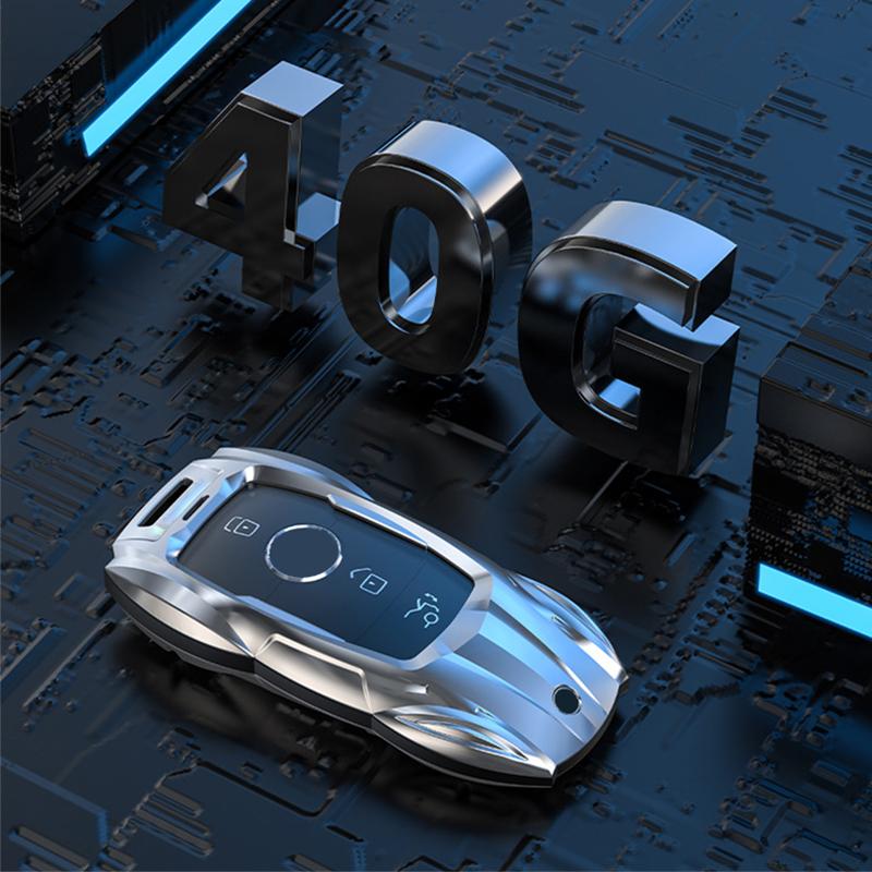 Чехол для дистанционного ключа автомобиля из цинкового сплава для Mercedes Benz ACEGS Class GLA GLC CLE W124 W176 W223 W206 S350L S400L S450L