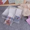 Rectangular Photo Card Collection Organizer Acrylic Small Card Storage Case  Jewelry