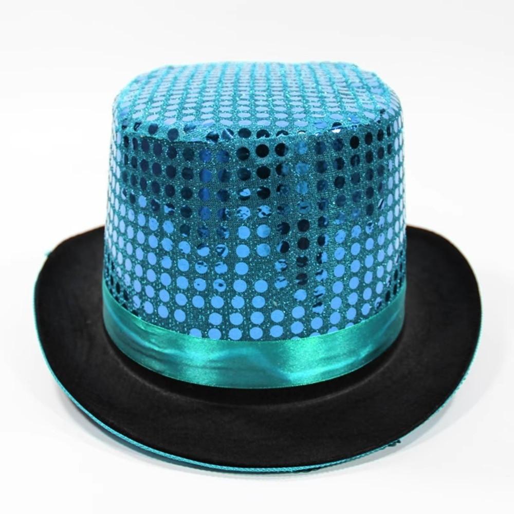 Блестящая Джазовая Зеркальная Шляпа Сверкающая Шляпа-Реквизит для Выступлений Шляпа-Реквизит для Выступлений