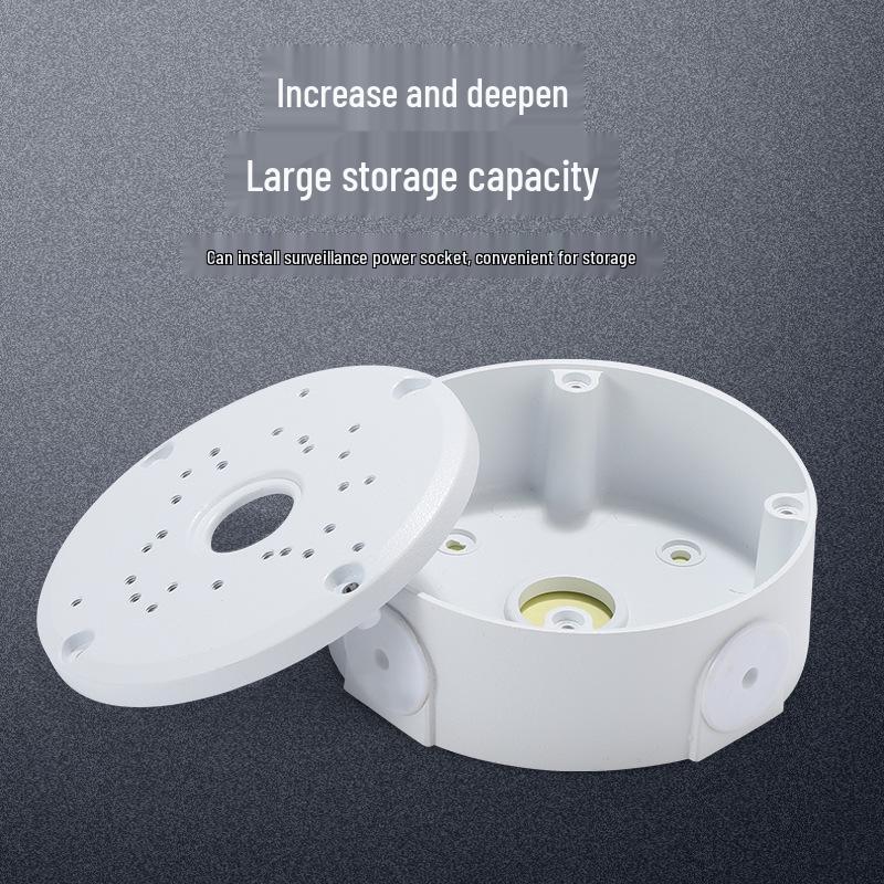 Universal Waterproof Aluminum Cable Entry Box and Ceiling-Mounted Dome Camera Bracket