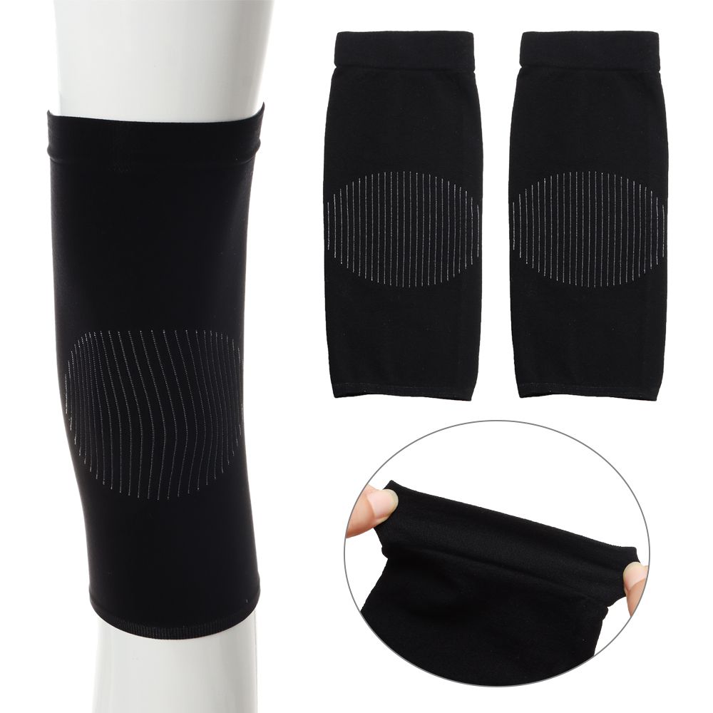 Running Cycling Pain Relief Invisible Silk Stockings Leg Warmers Knee Sleeves Knee Protector Pad
