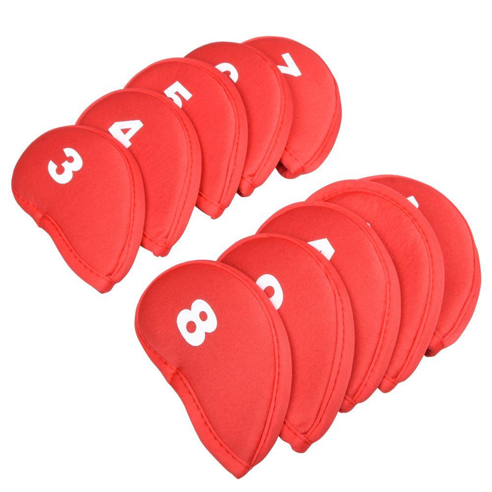 10PCS Universal Protector Putter Driver Mallet Sleeve Golf Iron Head Cover Club Headcover