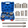 65mm 80mm 100mm Hole Saw Bit Concrete Hole Saw Drill Bit with Shank 30mm 40mm 65mm 80mm 100mm Hole Opener Cut Bit Kit