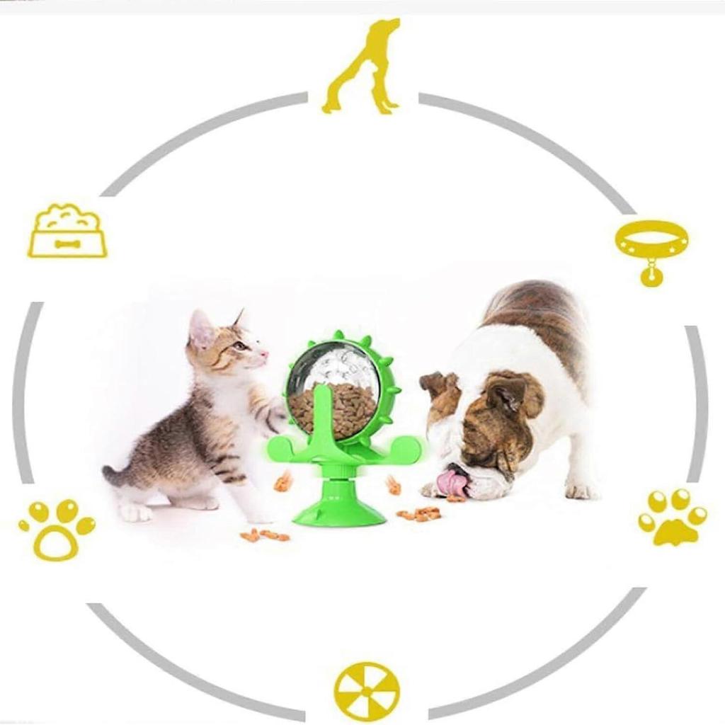 Lallypet,Lallypet Food Spinning Windmill,360 Rotating Windmill Suction Cup Toys
