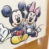 Noren Kobo Mickey Minnie Mouse Interior Disney Noren 85cm Wide X 90cm Room 27161 & Goods, Goods, Curtain, Long, Full-Stitched, Sketch, Curtain,