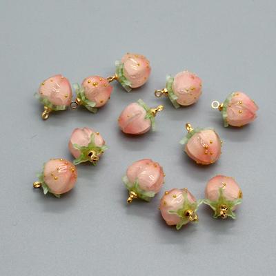 Ожерелье Палочка для волос Украшения Изготовление Подвеска-клубника DIY Серьга DIY Аксессуары для изготовления украшений