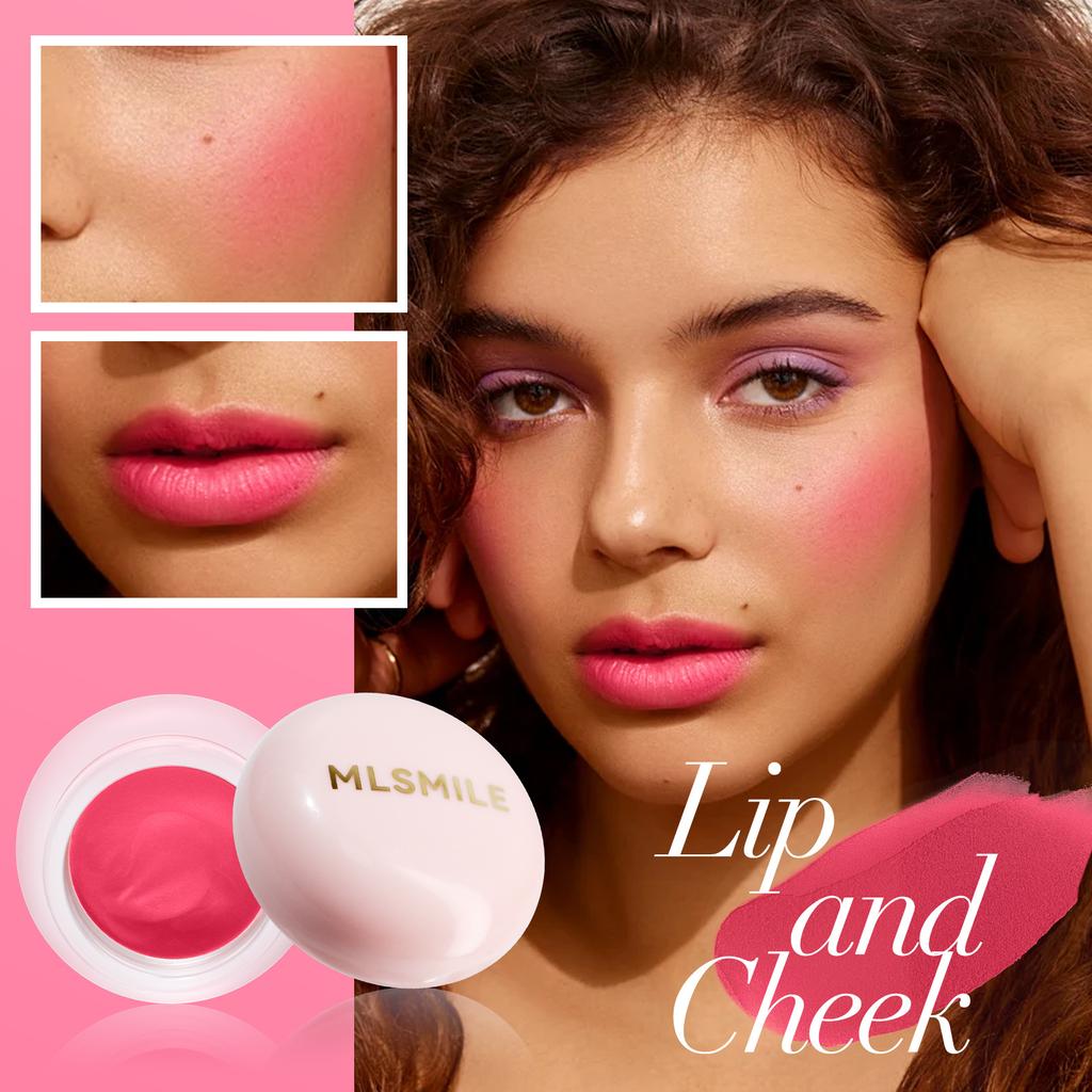 Jelly Lip Clay Blush Cream Matte Velvet Lip Glaze Lips & Cheeks Multi-use Lipstick Long Lasting Easy Color Blush Balm