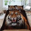 3D Tiger Print Breathable Comfortable Bedding Suit Home Decor Bed Clothes Pillowcase Comforter Duvet Cover