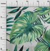 oneOone Хлопчатобумажная гибкая лесно-зеленая ткань с тропическими листьями и фактурной тканью для шитья Ткань для рукоделия с принтом в ярдах 40 дюймов