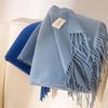 Women's Autumn Winter Solid Color Scarf Shawl