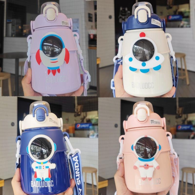 Стильная термокружка Hseen для детей, портативный термос, внутренняя часть из нержавеющей стали 316, внешняя часть из нержавеющей стали 304, вместимость 850 мл