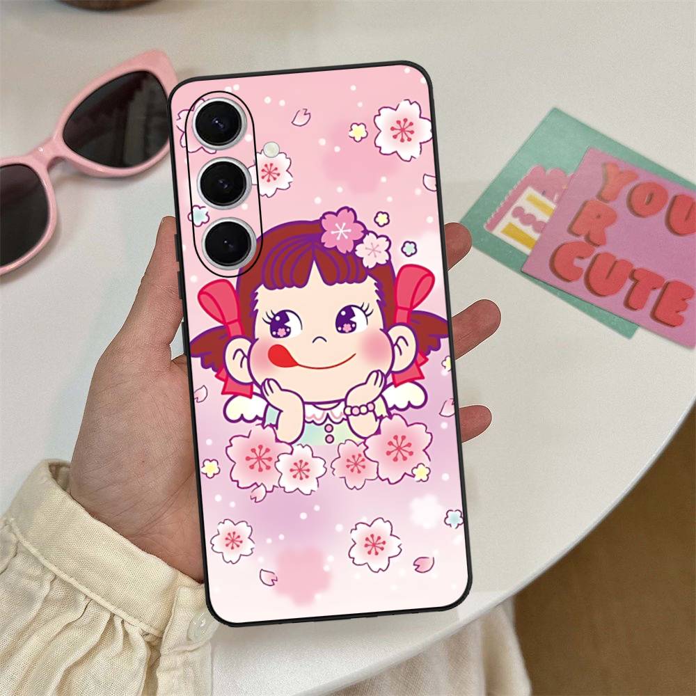 Бренд P-peko Chan Милая Девочка Чехол для Телефона Для Samsung S 24 Fe 25 Ultra Plus 20 Lite 21 30 22 23 24 22 Ultra 5G Fundas