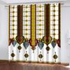 Роскошные шторы Saba Telet Design в эфиопском эритрейском стиле из 2 панелей, фильтрующие свет, для гостиной, спальни, кухни, оконной драпировки