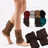 1 Pair Winter Crochet Knit Women's Fashion Leg Warmers Boot Socks Boot Cuffs Foot Cover