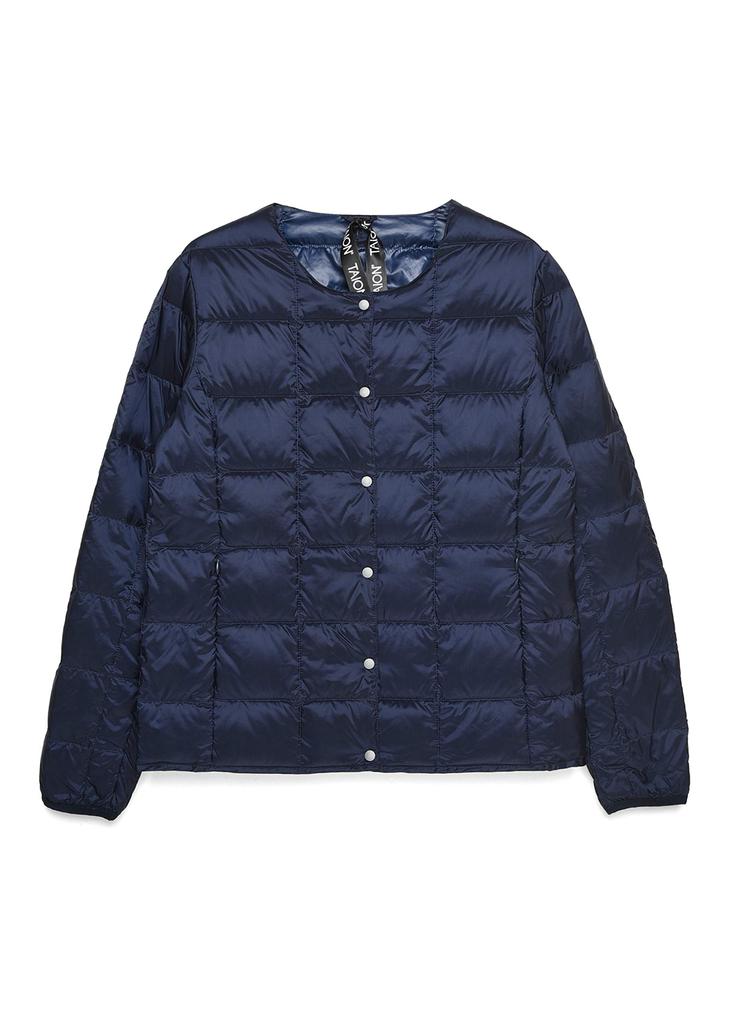 TAION Женская пуховая куртка с круглым вырезом и пуговицами (TAION-W104)