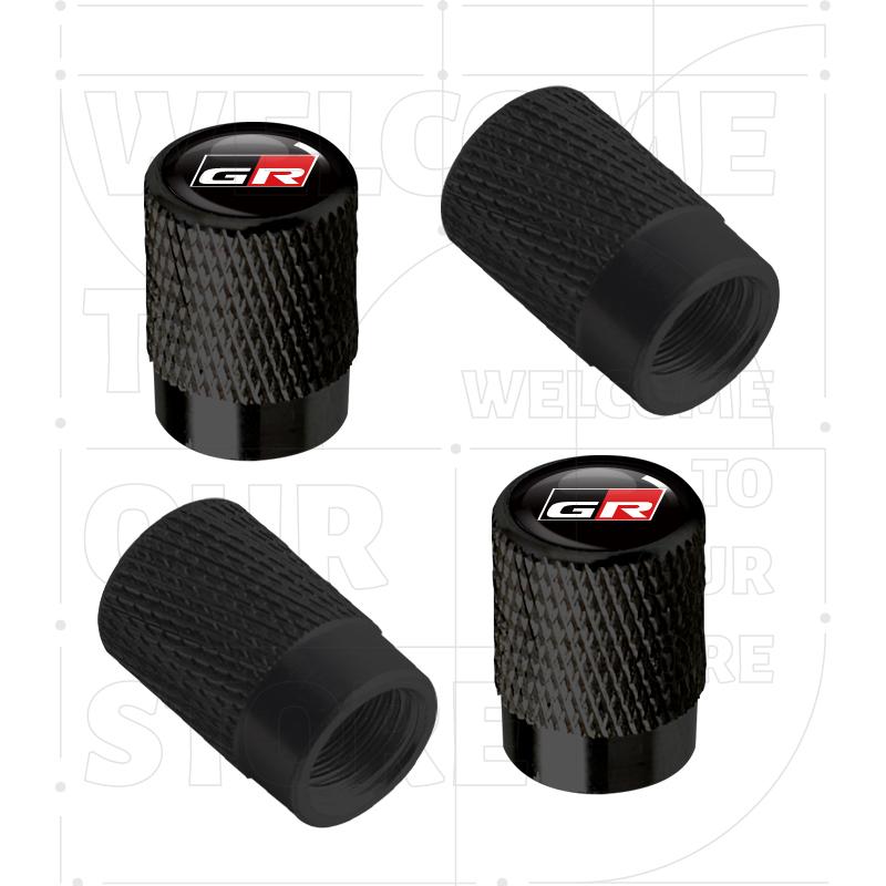 Для Toyota GR Sport T Sport YARiS Hilux Camry ЛОГОТИП 4 шт. Автомобильные Колеса Шины Клапаны Алюминиевые Колпачки Колпачки Штоков Шины Пылезащитные Водонепроницаемые