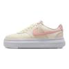 Nike Court Vision Alta Износостойкие Низкие кеды для скейтбординга Женские Экрю Кроссовки DZ5394-108