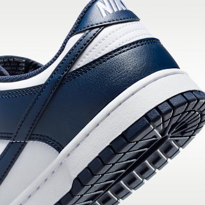 Nike Dunk Low Белый Полуночно-синий