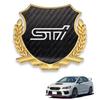 Металлическая эмблема STI для автомобиля Impreza, наклейка на автомобиль, логотип автомобиля, декоративная наклейка, эмблема из волокна, WRX, STI, Levorg, Legacy, Forester, Sport, XV, B4, BRZ, G4,