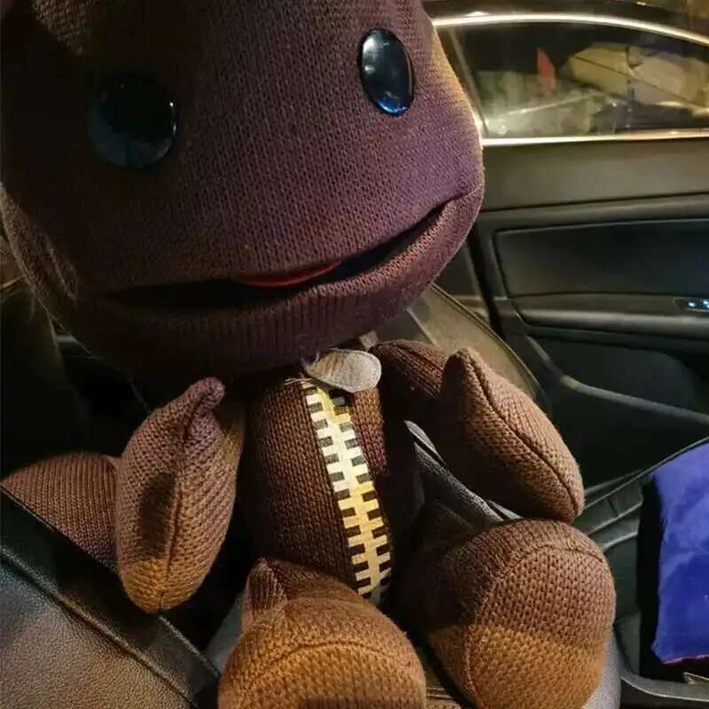 Плюшевая кукла Sackboy Плюшевая игрушка Sackboy's Little Big Planet Плюшевая игрушка Little Big Planet Кукла Sackboy Талисман Косплей Подарок на День Рождения Фестиваль