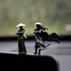 50Mm Resin Mini Figures Model Ancient Japanese Chinese Ninja Samurai Warrior Modeling Cool Miniature Car Decoration Gifts