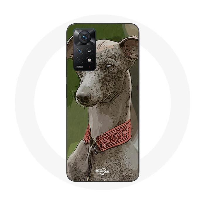 Coque - Redmi - Note 11 Pro 5G - Souple - Lévrier greyhound - Gris