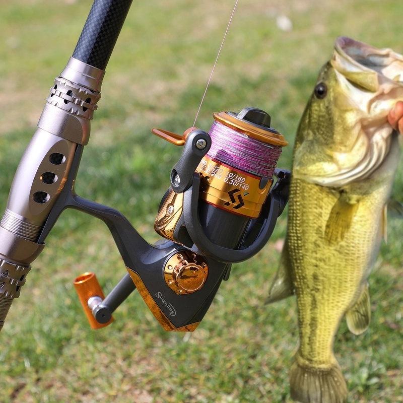 Рыболовные катушки 12BB 5,5: 1 спиннинговая катушка 1000-4000 левая/правая катушка для ловли карпа морская рыболовная катушка колесо