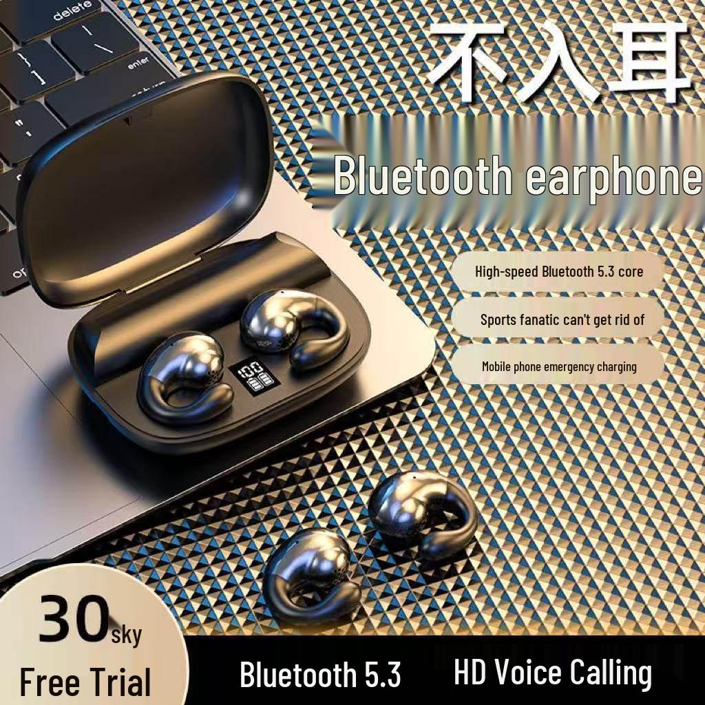 2025 Беспроводные наушники-клипсы Bluetooth - Бинауральные, Высокая ценность, Суперчистый звук, Длительное время работы от батареи