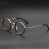 Reading Glasses Luxury Round Frame Magnifying Glasses Clear Lens Anti Blue Light Glasses Women Metal Reading Glasses New