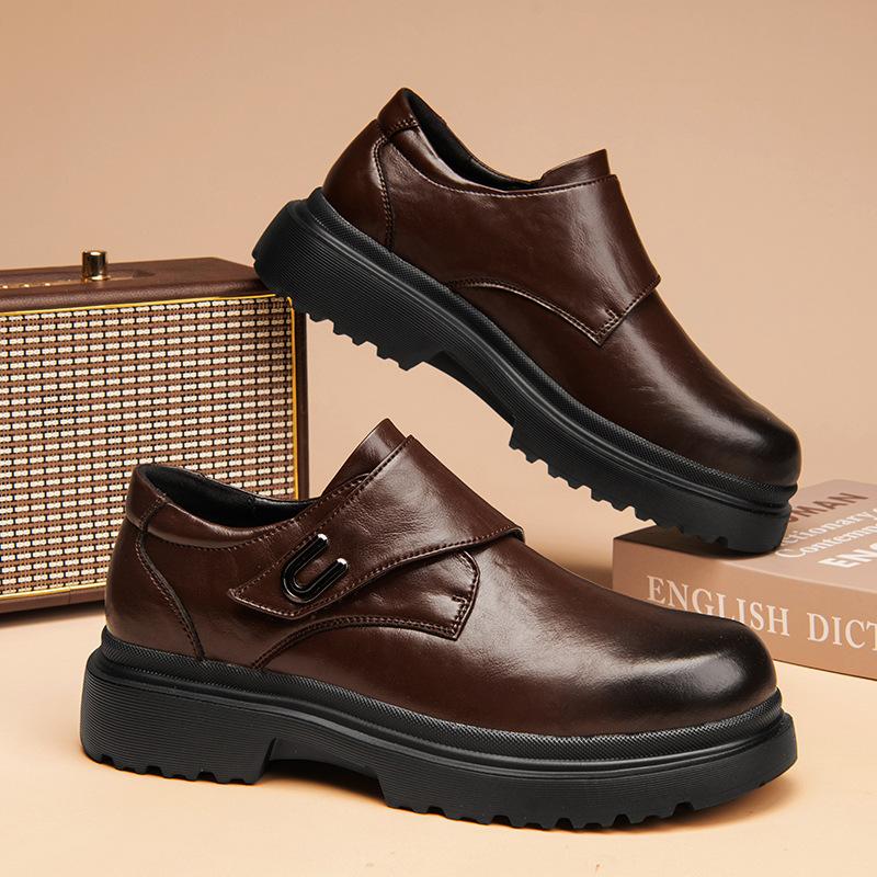 Высококачественные свадебные туфли на платформе из коровьей кожи для мужчин, дизайнерские мужские туфли для платья на мягкой подошве, осенние новые туфли дерби, мужские