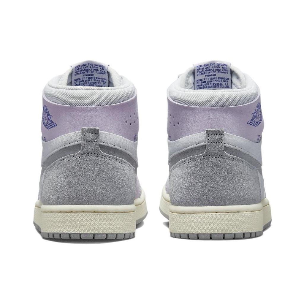 Air Jordan 1 High Zoom Comfort 2 Barely Grape Women Sneakers Grey Photon-Dust Lapis DV1305-005