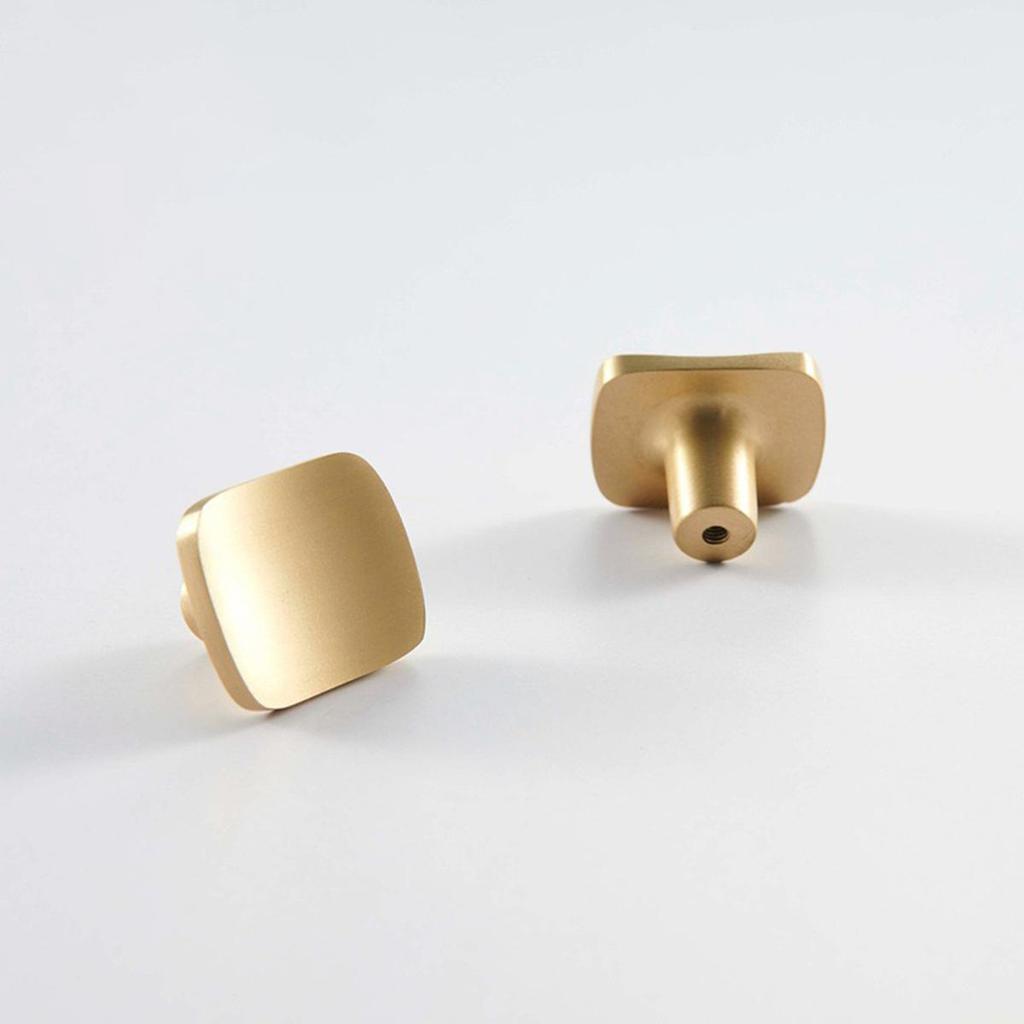 Медные ручки для ящиков шкафов, золотые ручки для кухонных шкафов, ручки для мебели из чистой меди