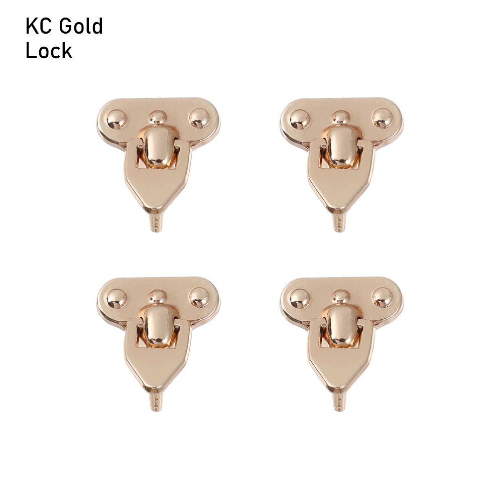 Metal DIY Manual Suitcase Box Mini Metal Crafts Trunk Locks Case Corner Protector Doll Bags Parts