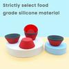 10Pcs Silicone Muffin Cups Non-Stick Cake Mold Food-Grade Reusable Cupcake Liners for Baking Pancakes Candies Muffins