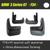 Брызговики для BMW 3 серии GT F34, крыло GT3, брызговики, автомобильные аксессуары, авто стиль, передние и задние, 4 шт.