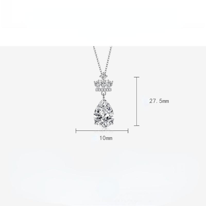 BELLA BOX Ожерелье с подвеской в ​​форме капли в форме груши, модные ювелирные изделия для свадьбы и помолвки, многоцветные