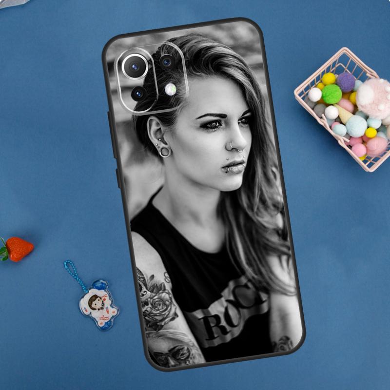 Sexy Tattoo Girl Case For Xiaomi 14T Pro 13T 11T 12T 13 14 15 Ultra POCO X7 Pro X3 X5 X6 F5 F6 M6 Pro Cover