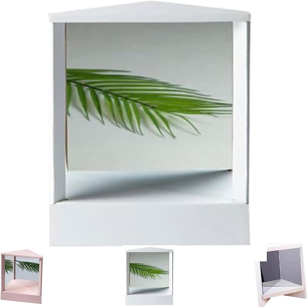 Улучшенное самовосприятие Прямоугольное настольное зеркало Настоящее зеркало для макияжа Отражение Женщины Девочки