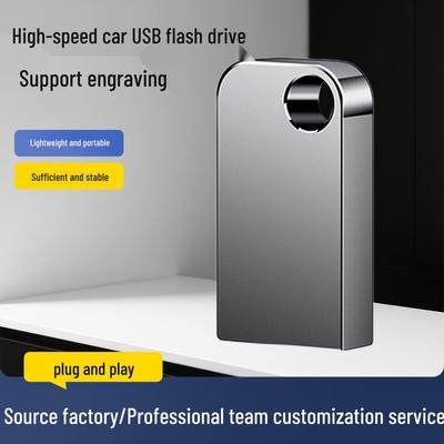 Высокоскоростная автомобильная USB-флешка - 64 ГБ большой емкости, Мини-металлический 32 ГБ портативный USB-флеш-накопитель