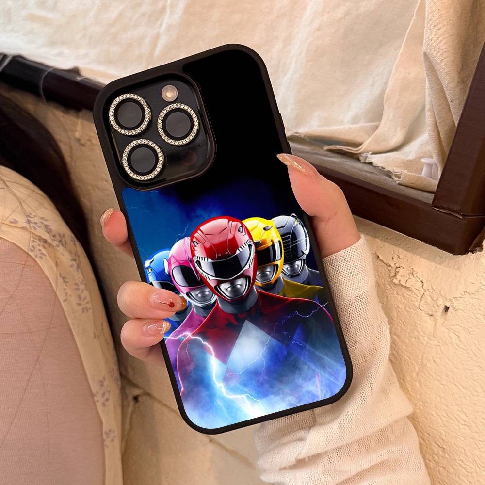 P-PowerS-COOL R-RangerS Phone Case For IPhone 17 Promax Air 16 E 15 14 13 12 11 Pro Max Y2K PC+TPU Cover