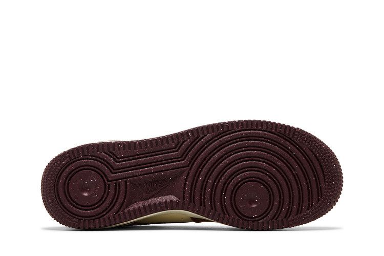 Nike Air Force 1 Low Light British Tan Burgundy Crush (GS) кроссовки